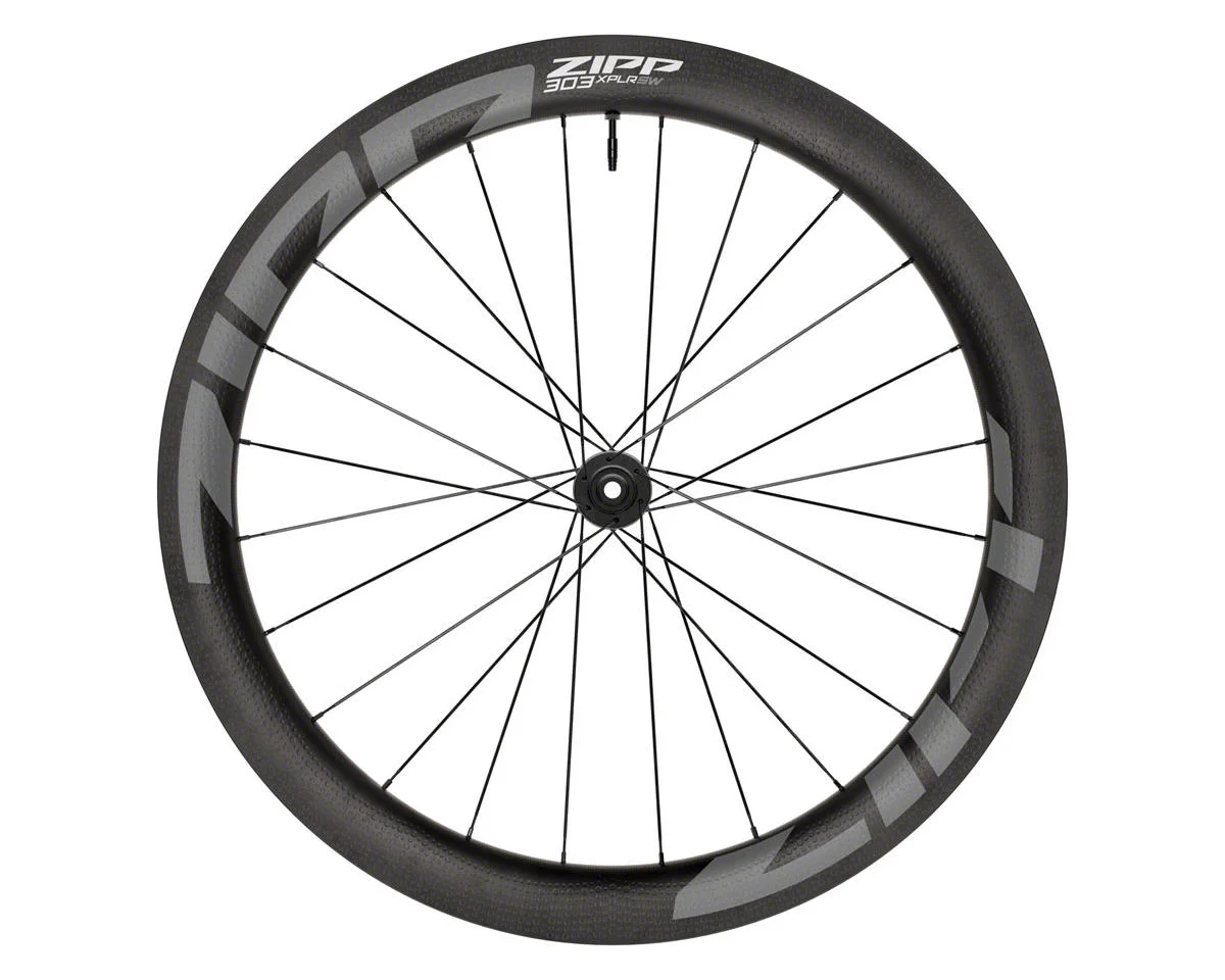 Zipp 303 XPLR SW Carbon Gravel Disc Wheels (A1) (Black) (Front) (700c) (Centerlock) (Tubeless)
